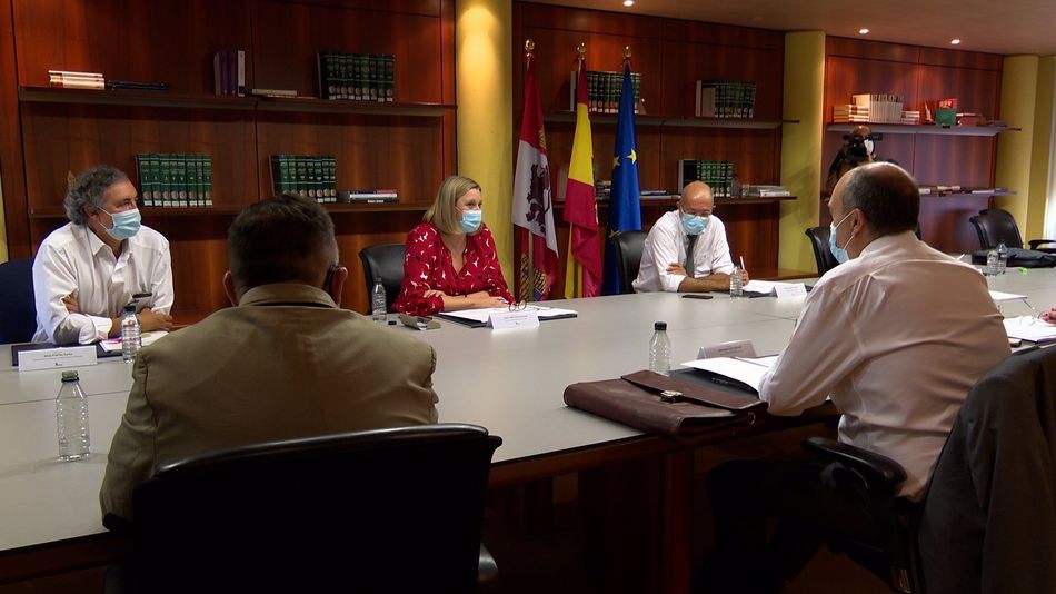 Reunión de la Comisión de Coordinación de Refugiados Afganos. Foto EP
