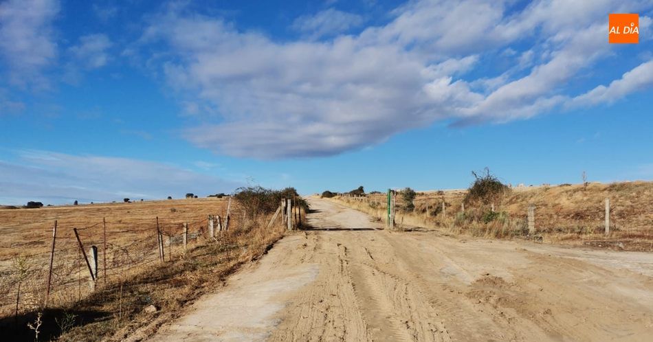 Foto de archivo de un camino vecinal en Vitigudino