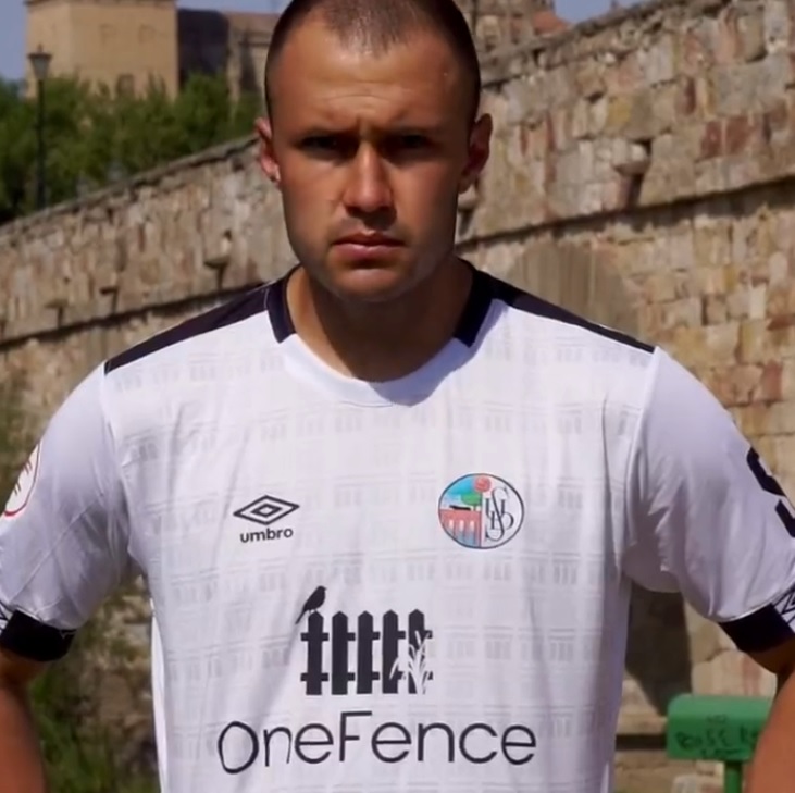 Kristian, con la primera equipación