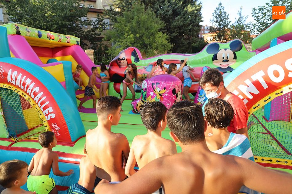 Los más pequeños disfrutan del Parque Acuático en Terradillos