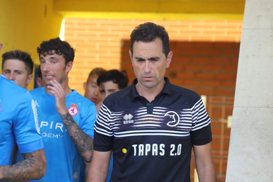 Dani Mori, en el estadio / Lydia González