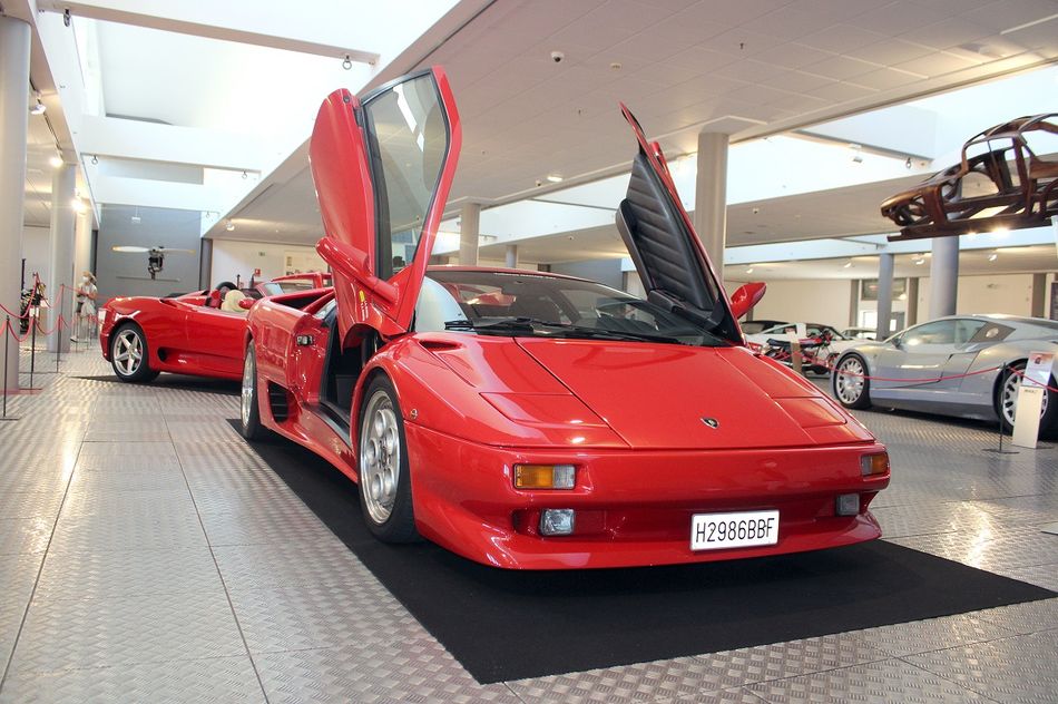 Lamborghini Diablo del año 1991 en el Museo de Automoción
