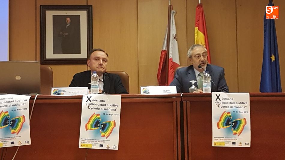 Ricardo Bravo, exdirector del CRMF de Salamanca, a la derecha, en una foto de archivo