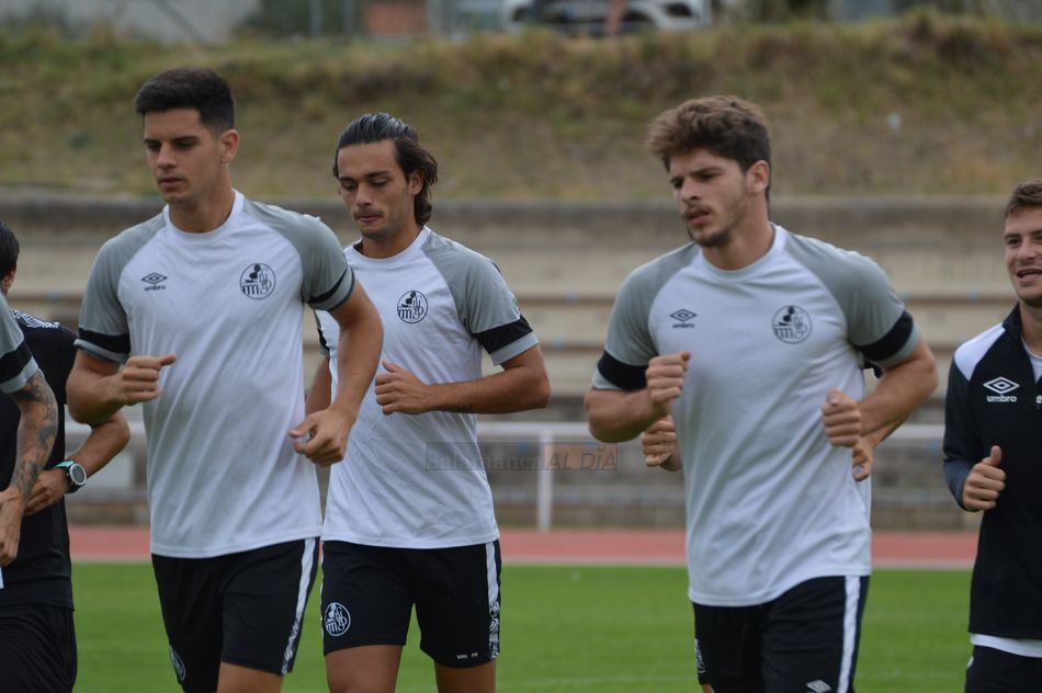 El Salamanca UDS, en un entrenamiento / Carlos Cuervo
