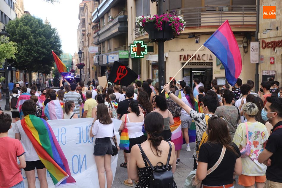Una manifestación anterior del colectivo LGTB+ - Archivo