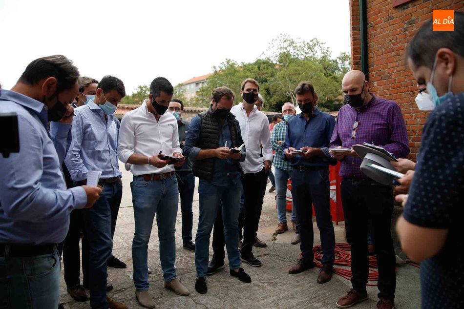 Uno de los momentos del sorteo de esta mañana. Foto de Miguel Hernández Corral