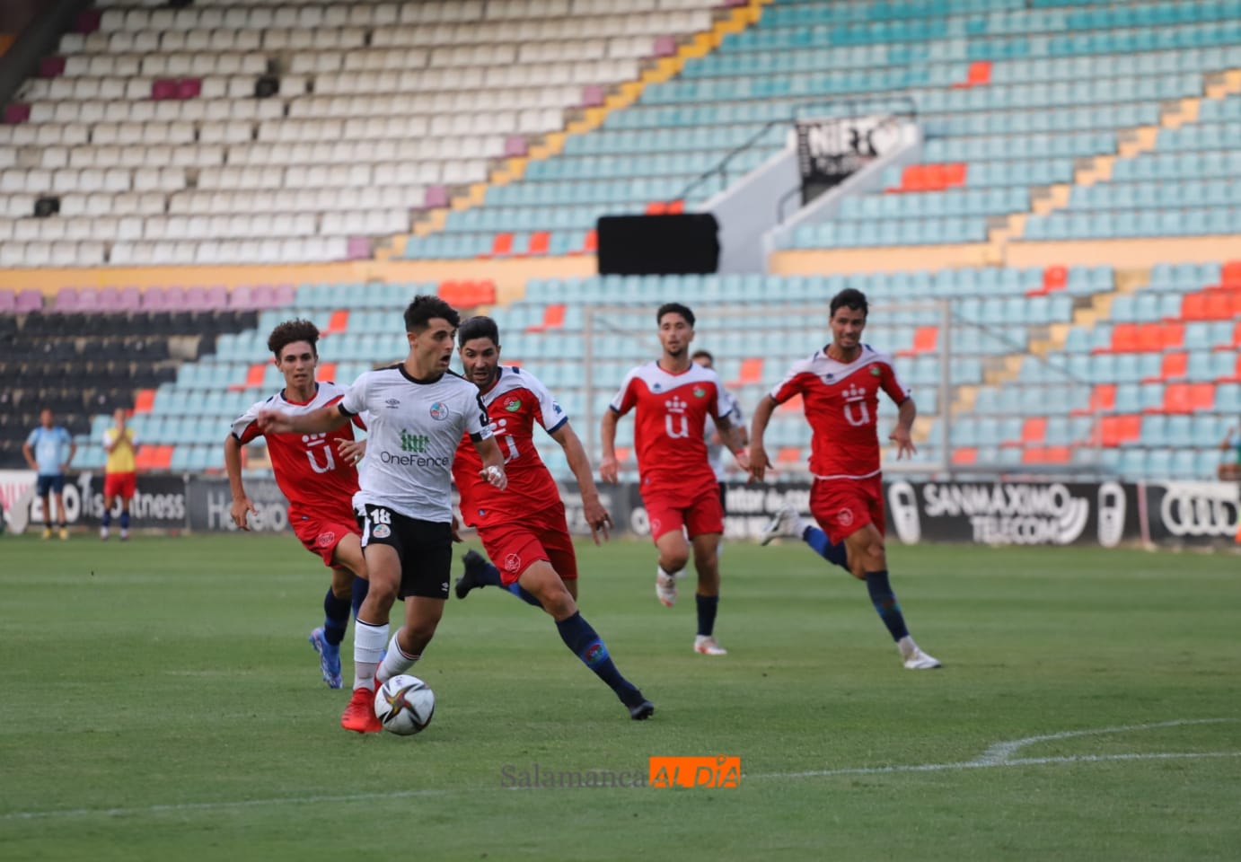 Ribeiro, en la jugada del gol / Lydia González
