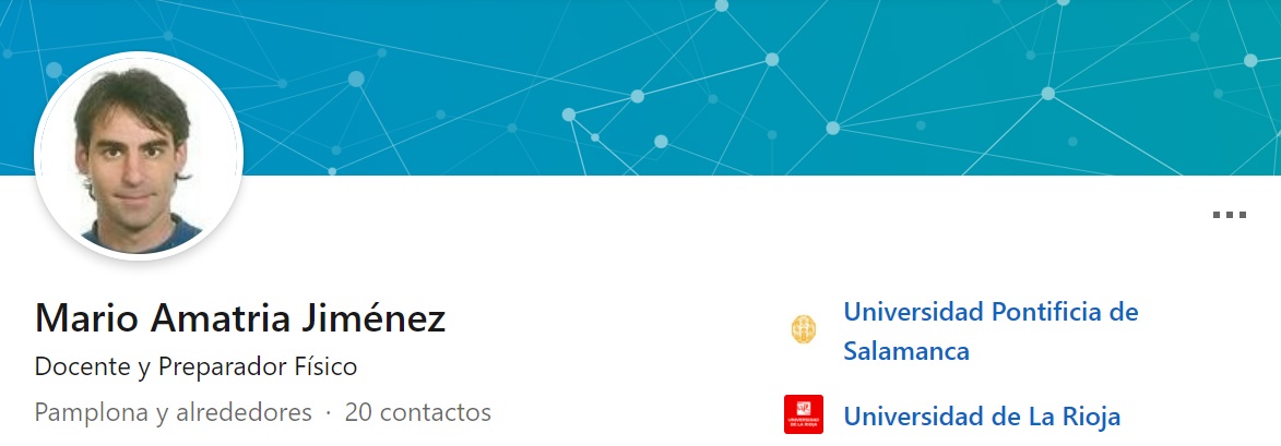Perfil de Mario Amatria en LinkedIn