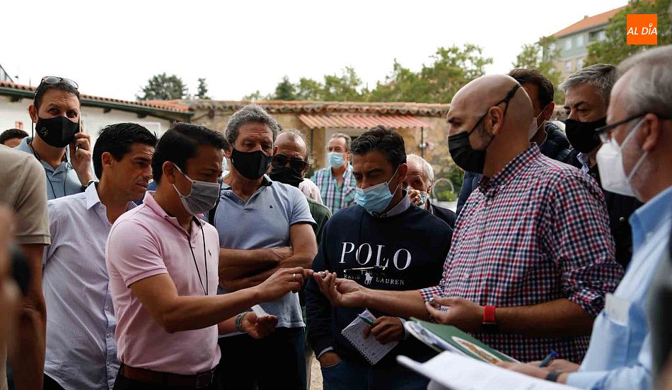 El tradicional sorteo celebrado esta mañana. Foto de Miguel Hernández Corral