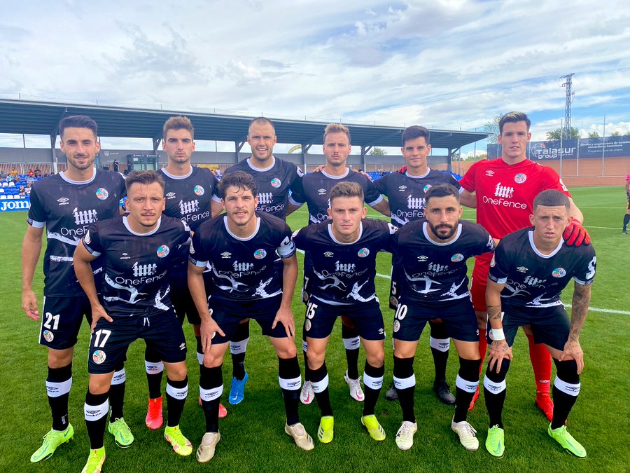 Once del Salamanca UDS en Butarque / Salamanca CF UDS