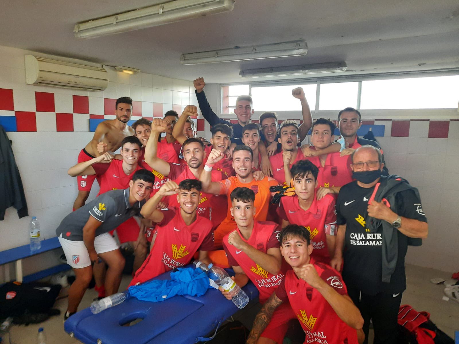 El vestuario del Santa Marta, en Ávila / UD Santa Marta