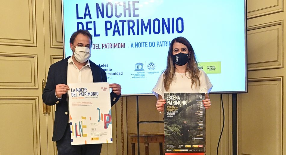 Presentación de la programación de La Noche del Patrimonio con los concejales de Cultura y de Turismo, María Victoria Bermejo y Fernando Castaño, respectivamente