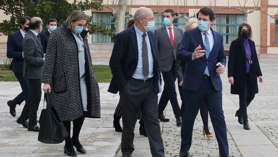 Los líderes regionales de Cs y el PP, Igea y Mañueco, en una foto de archivo
