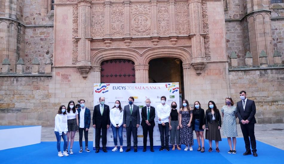 Inauguración del European Union Contest for Young Scientists (EUCYS) en el Patio de Escuelas