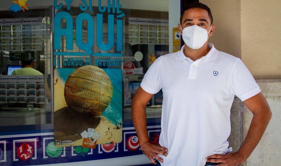 Alfonso Cermeño, portavoz de Loteros en la lucha 22-S . Foto EP - DAVID MATOS