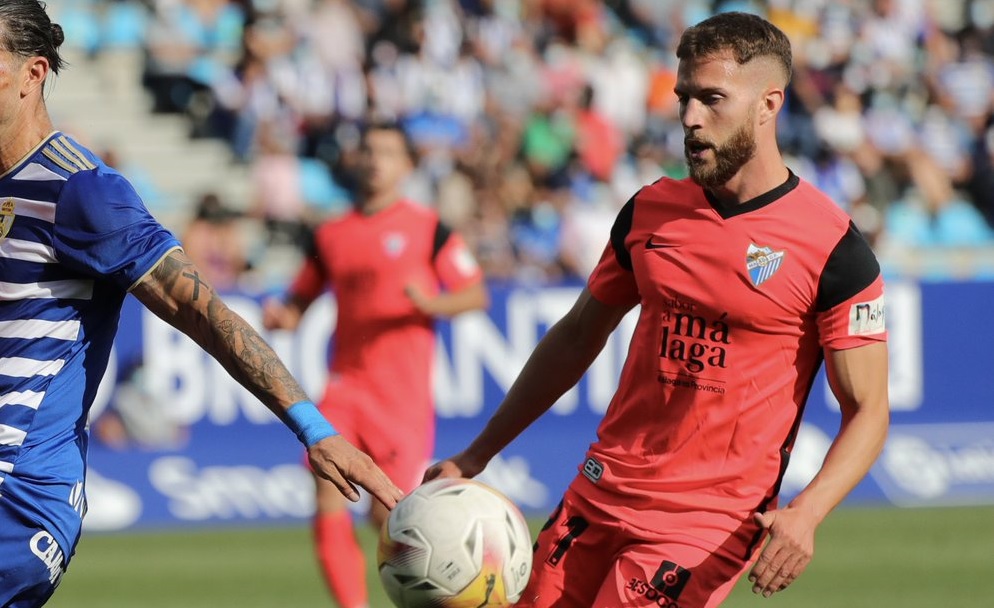 Calero, en El Toralín / Málaga CF