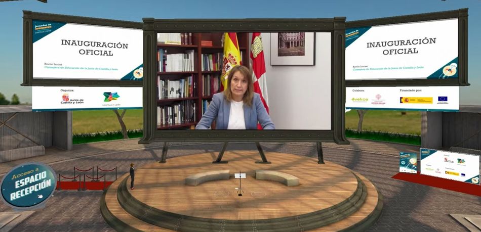 La consejera de Educación, Rocío Lucas, inaugura de forma telemática este curso