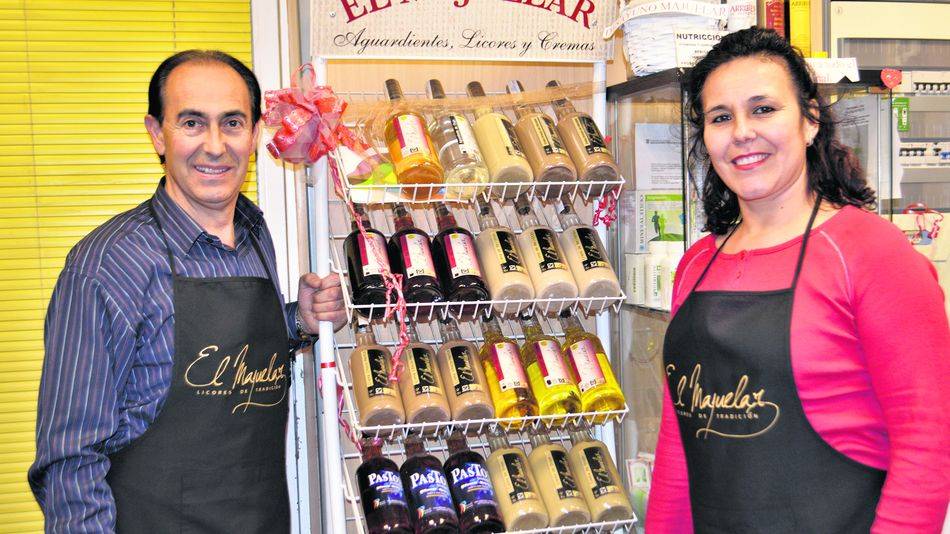 Eusebio García junto a Loli de la Iglesia. Archivo