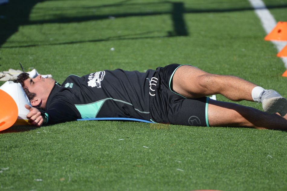 Jorge Mier, en la banda / Carlos Cuervo