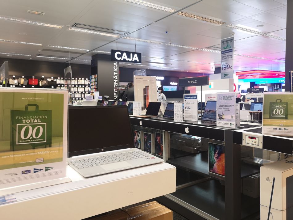 El Corte Inglés lanza Financiación Total 0,0 sólo para los clientes con tarjeta de compra