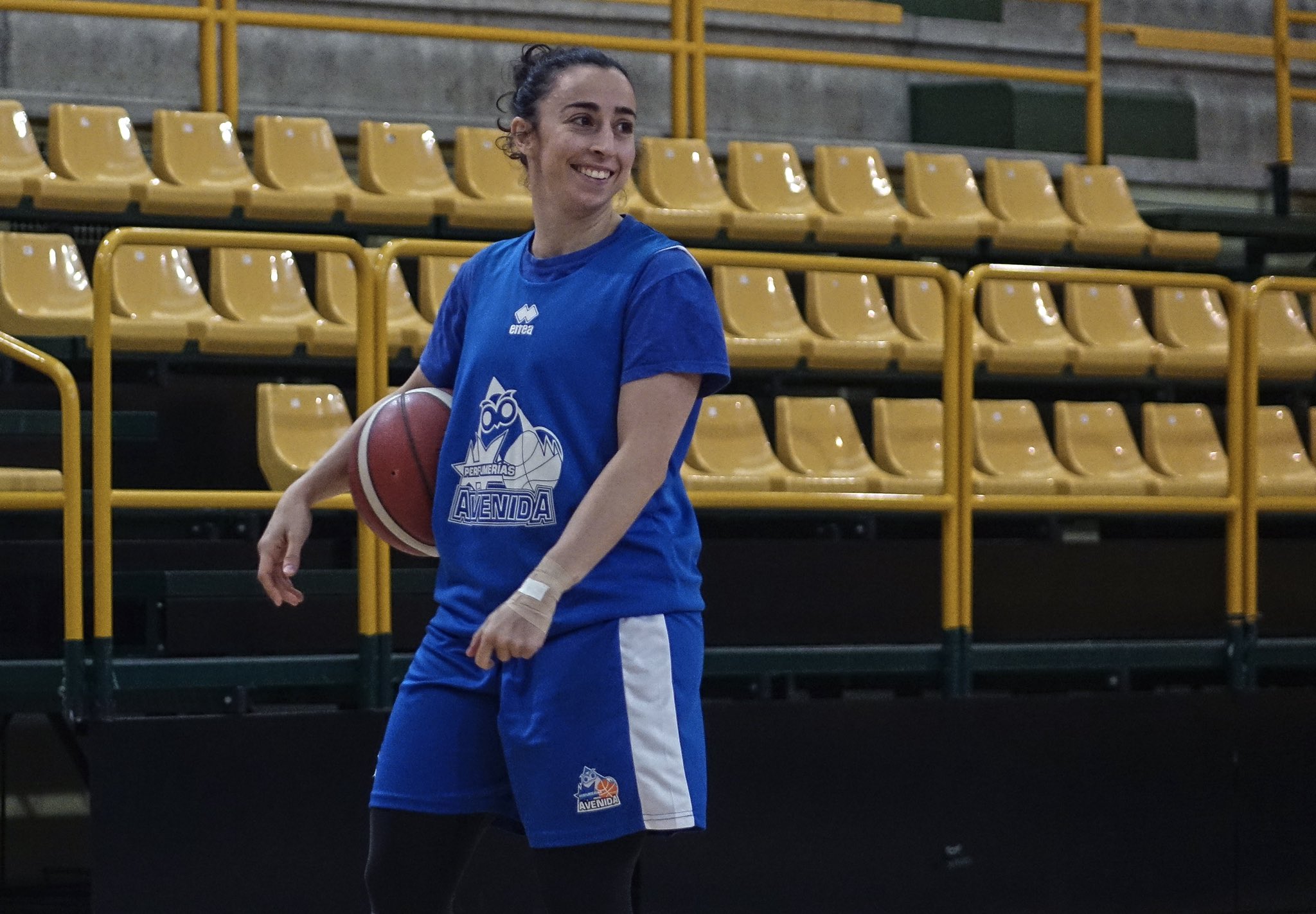 Silvia, en un entreno / CB Avenida