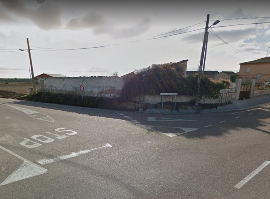 Corte de carretera de Villaflores a Palaciosrubios