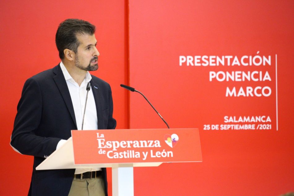 El secretario general del PSOE de Castilla y León, Luis Tudanca. - PSOECYL