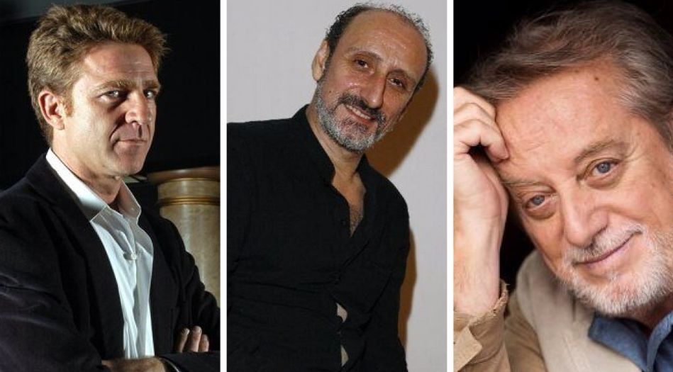 Juanjo Artero, José Luis Gil y Manuel Galiana actuarán en Salamanca el próximo mes. Fotos EP