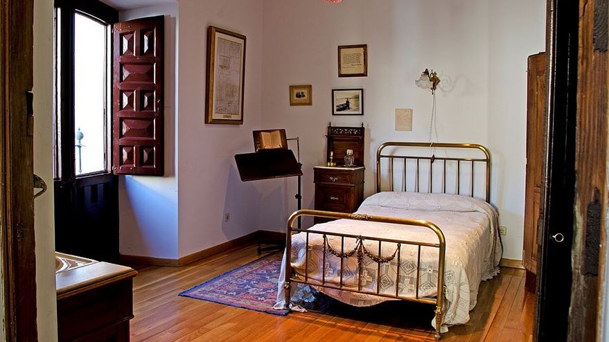 Una de las habitaciones de la Casa Museo Unamuno