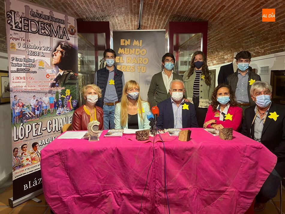 Presentación del II Festival Taurino a beneficio de Aerscyl. Foto: Vanesa Martins