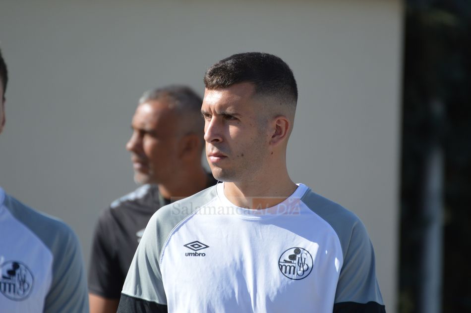 Carrasco, en un entreno / Carlos Cuervo