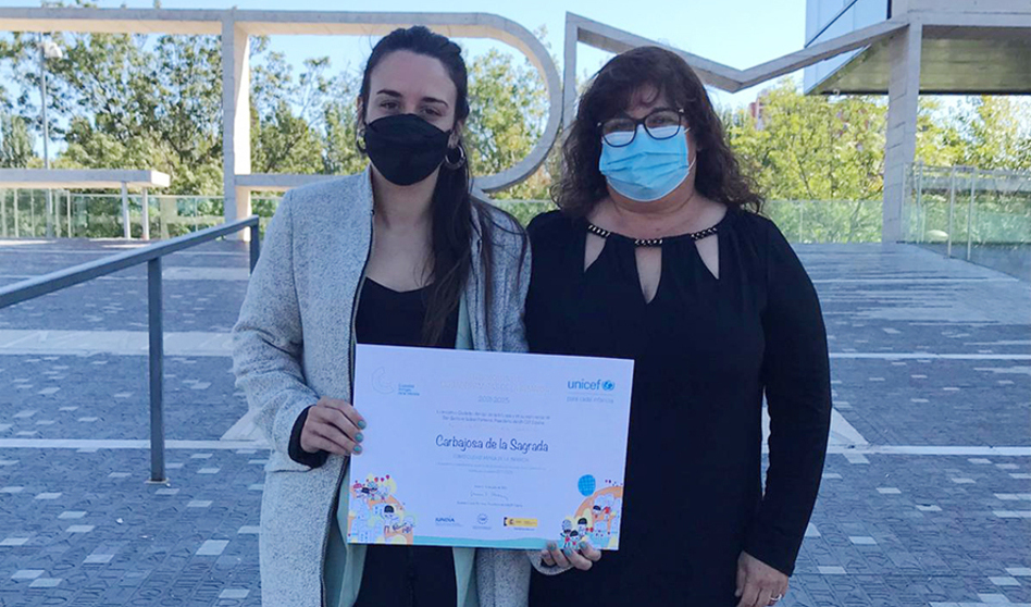 Renovación del sello de reconocimiento a Carbajosa como Ciudad Amiga de la Infancia