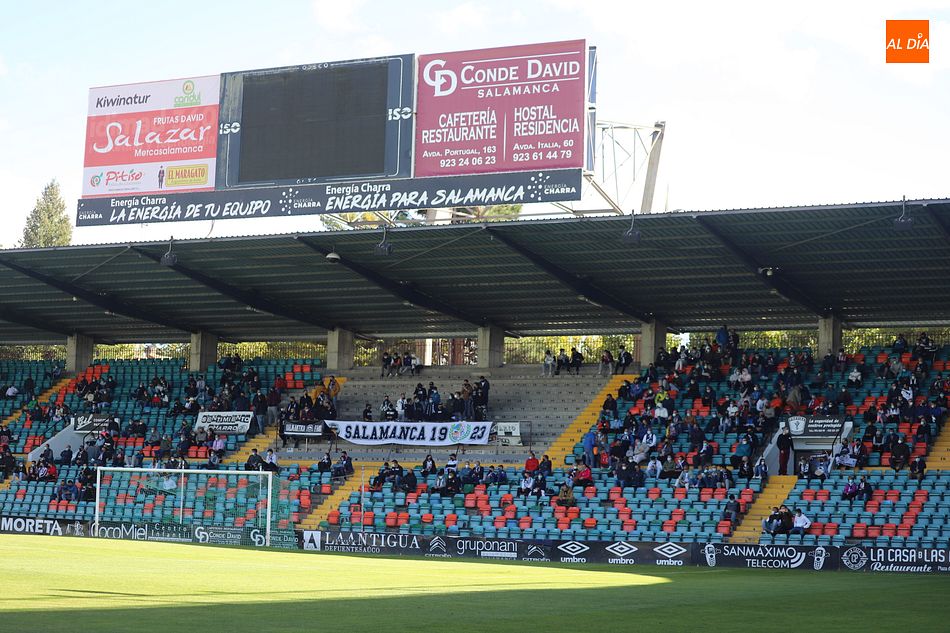 Aspecto del Fondo Sur en el último partido / Lydia González