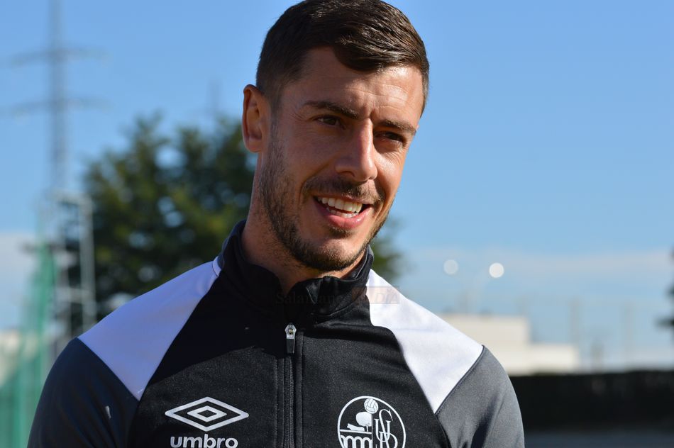 Jairo Morillas, sonriente en el entrenamiento / Carlos Cuervo