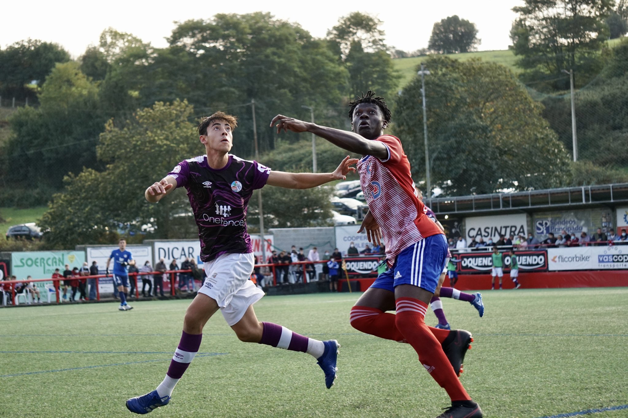 Fer Romero, en Posada de Llanera / Salamanca CF UDS
