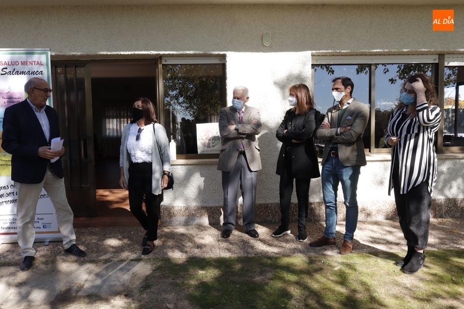 Inauguración del nuevo espacio lúdico-terapéutico de Salud Mental Salamanca en Villamayor. Foto de Guillermo García San Miguel