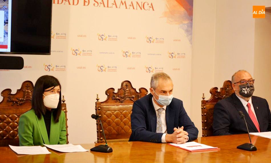 Rueda de prensa en el Rectorado con motivo del Día Internacional del Patrimonio Mundial. Foto de Vanesa Martins