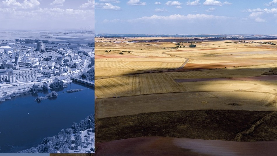 ?Castillos en el aire?, exposición de fotografías aéreas en la biblioteca de Terradillos 