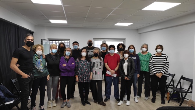 Participantes en la clase maestra de actuación con Raúl Prieto - Edulogic Producciones