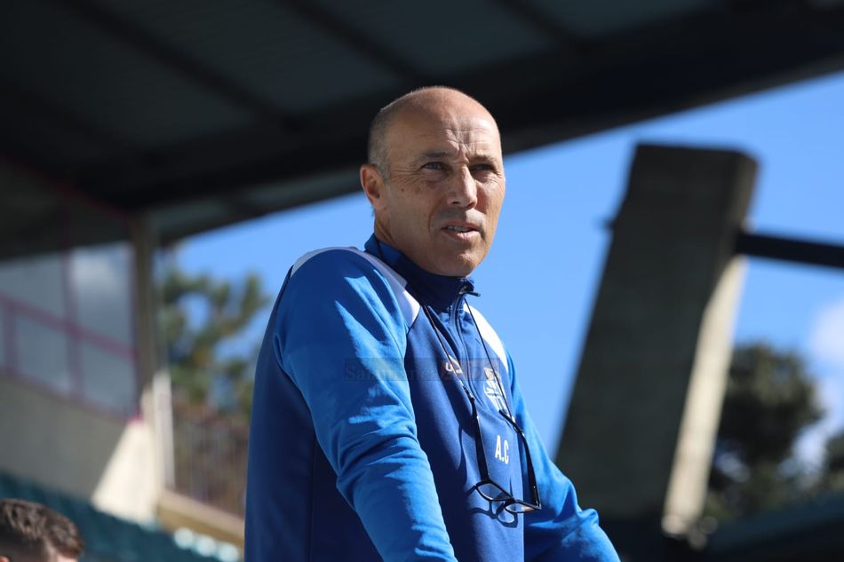 Calderón, en el estadio / Lydia González