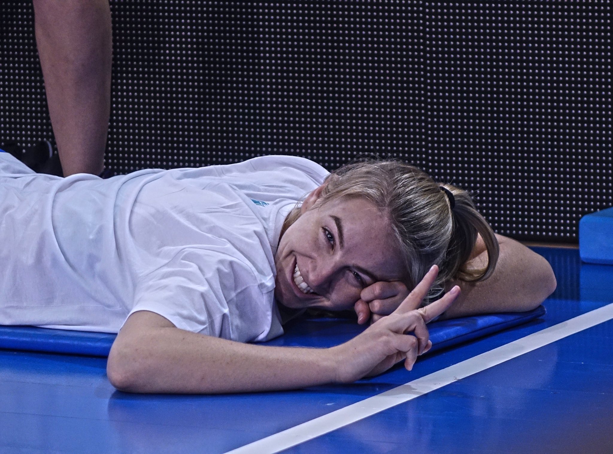 Karlie, en el suelo de Würzburg / CB Avenida