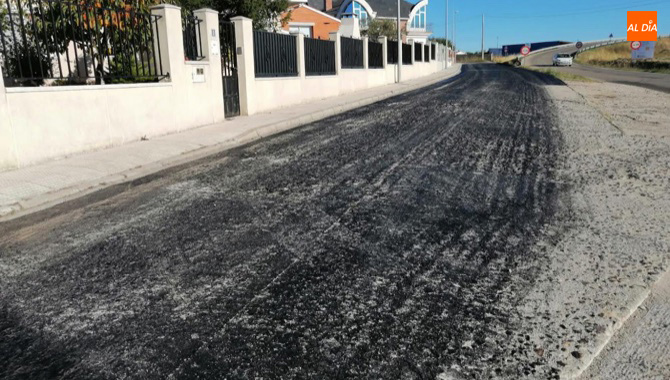 La Diputación ha comenzado los preparativos para el asfaltado del acceso al camino de las Verónicas