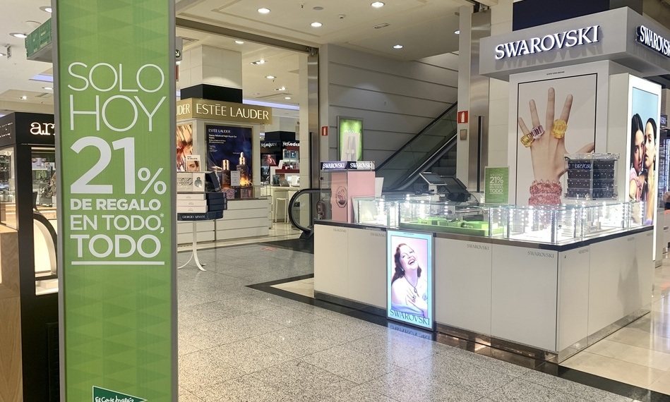 El Corte Inglés regala este viernes el 21% de las compras realizadas en los centros, web y app 