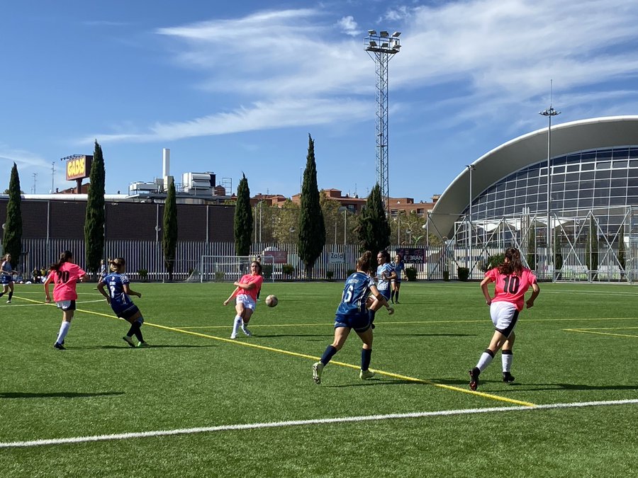 Un momento del duelo / CD Salamanca FF