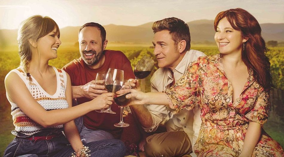  Juanjo Artero, Ana Villa, Patxi Freytez y Miriam Cabeza en el cartel que promociona esta obra de teatro