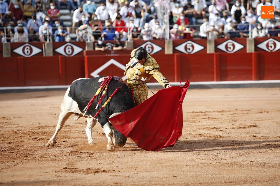 Escena de uno de los festejos de la pasada Feria de Salamanca en la Glorieta