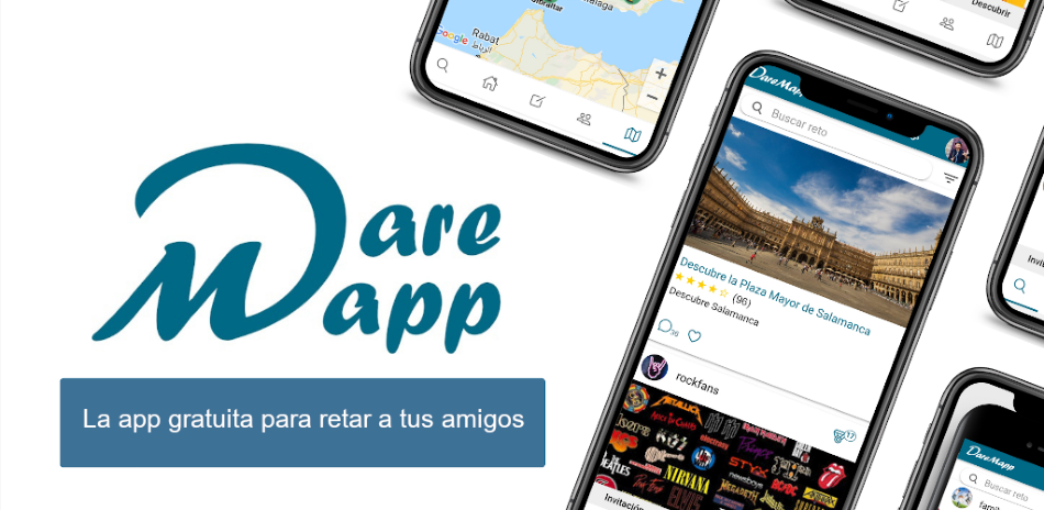 Tres emprendedores salmantinos crean DareMapp, una app móvil para proponer retos y desafíos en comunidad