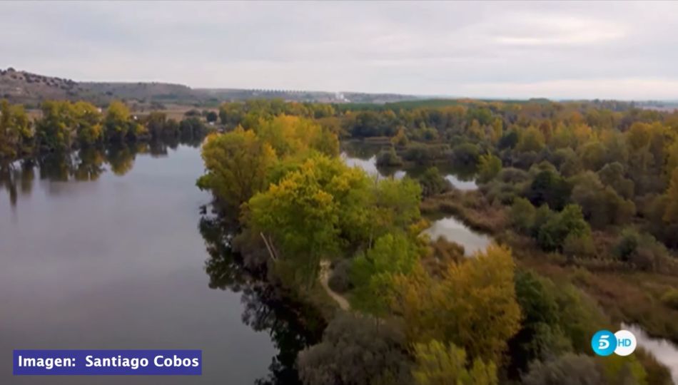 Telecinco muestra Almenara de Tormes a vista de dron