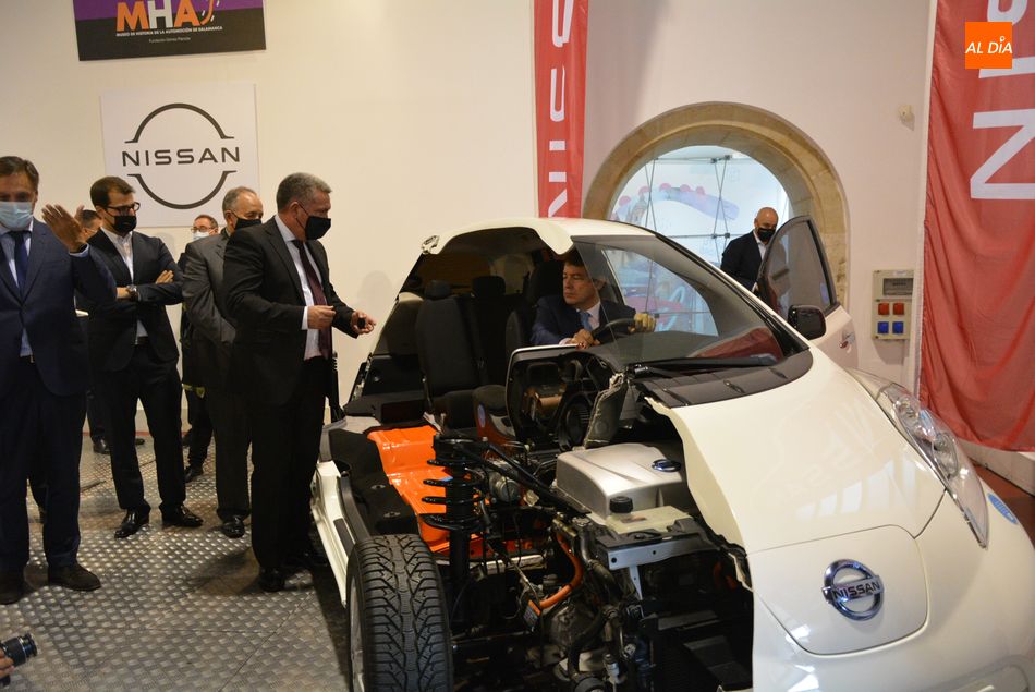 Nissan Half Leaf en el Museo de Automoción. Foto de Vanesa Martins