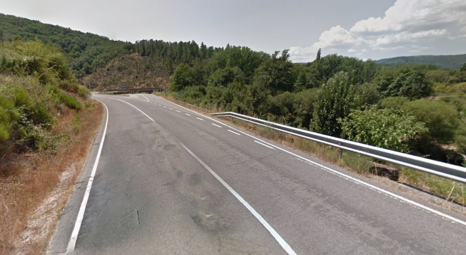 Carretera SA-225 cerca de Miranda del Castañar - GM